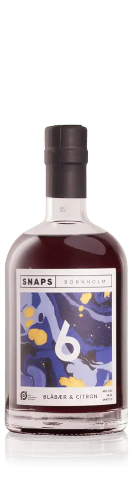 Snaps Bornholm 6 Blåbær og Citron